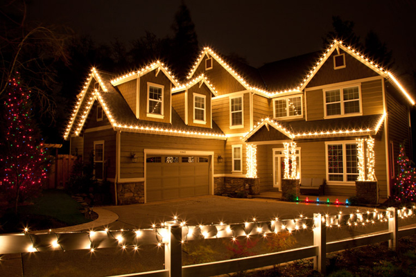 Christmas Light Installation example 1